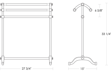 Free Standing Towel Rack